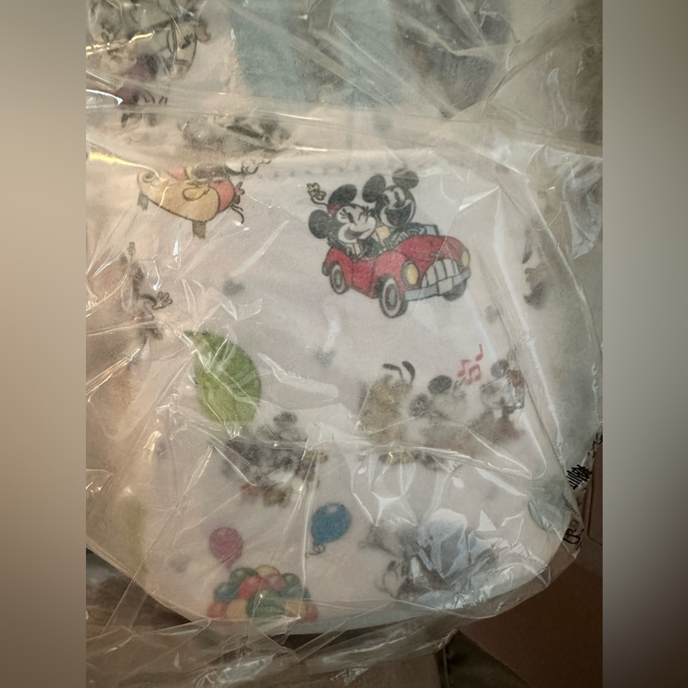 Old style Mickey and Minnie print, brand new